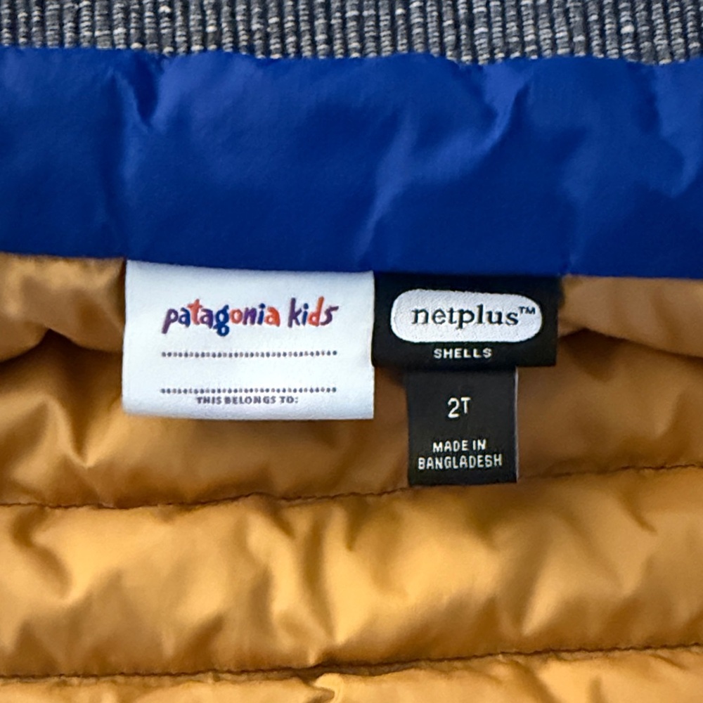 Patagonia Blue and Gray Quilted Vest - Picture 4 of 4